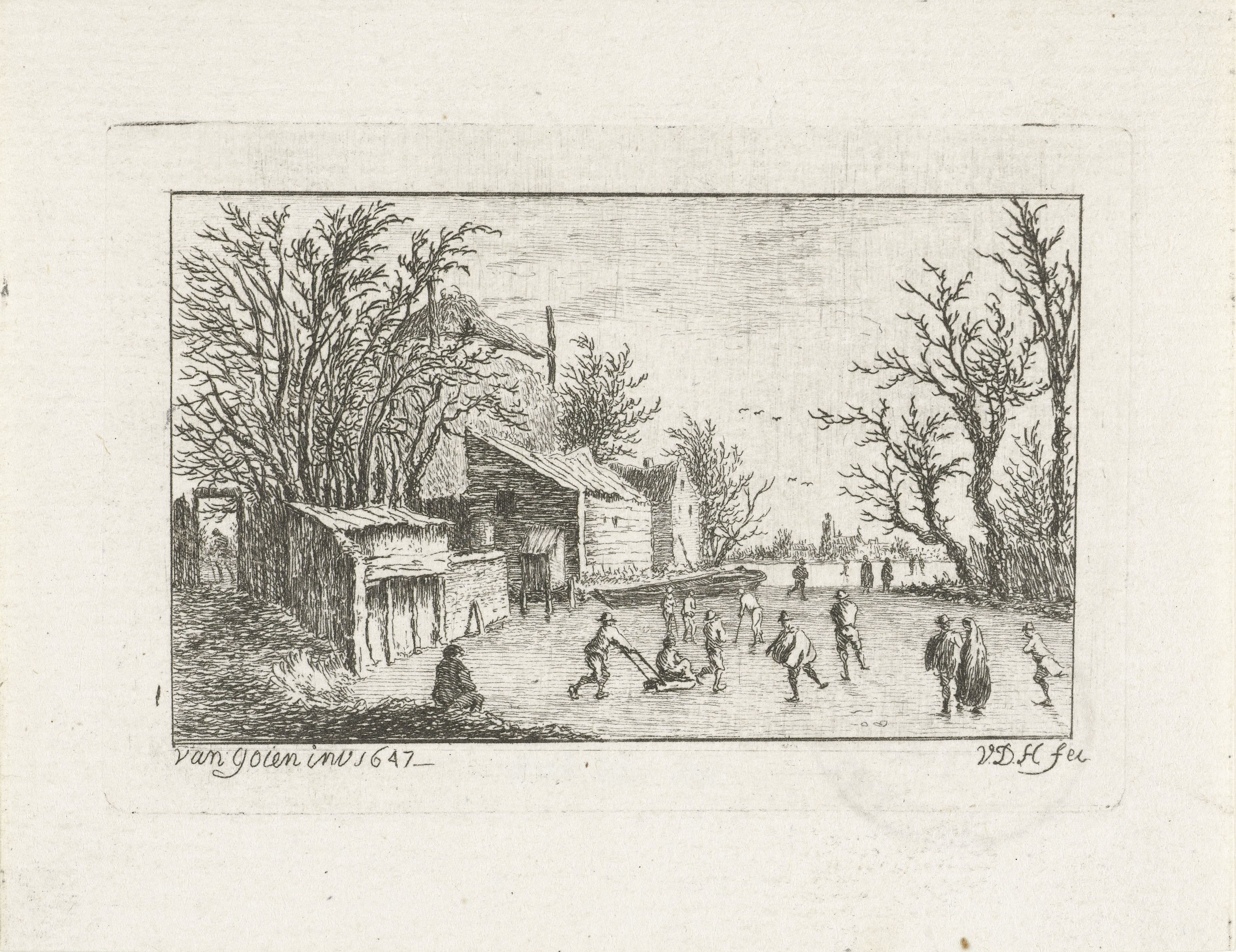 Anthony van der Haer, A Winter Scene