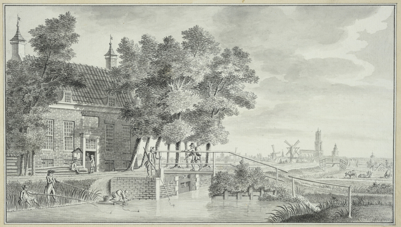 Johannes van Hiltrop, De herberg Jaffa te Utrecht. 1782