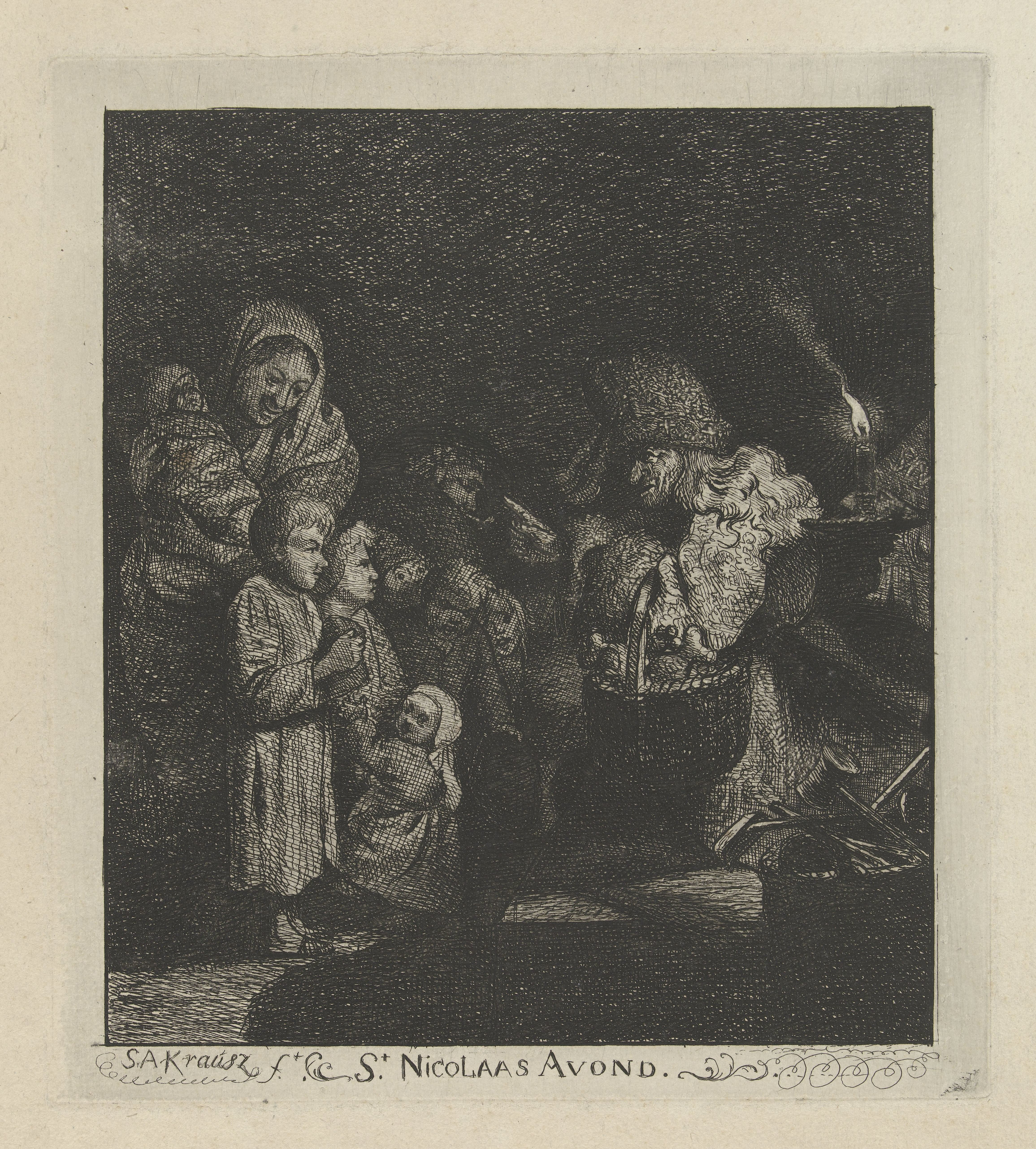Simon Andreas Krausz, St. Nicolaas Avond