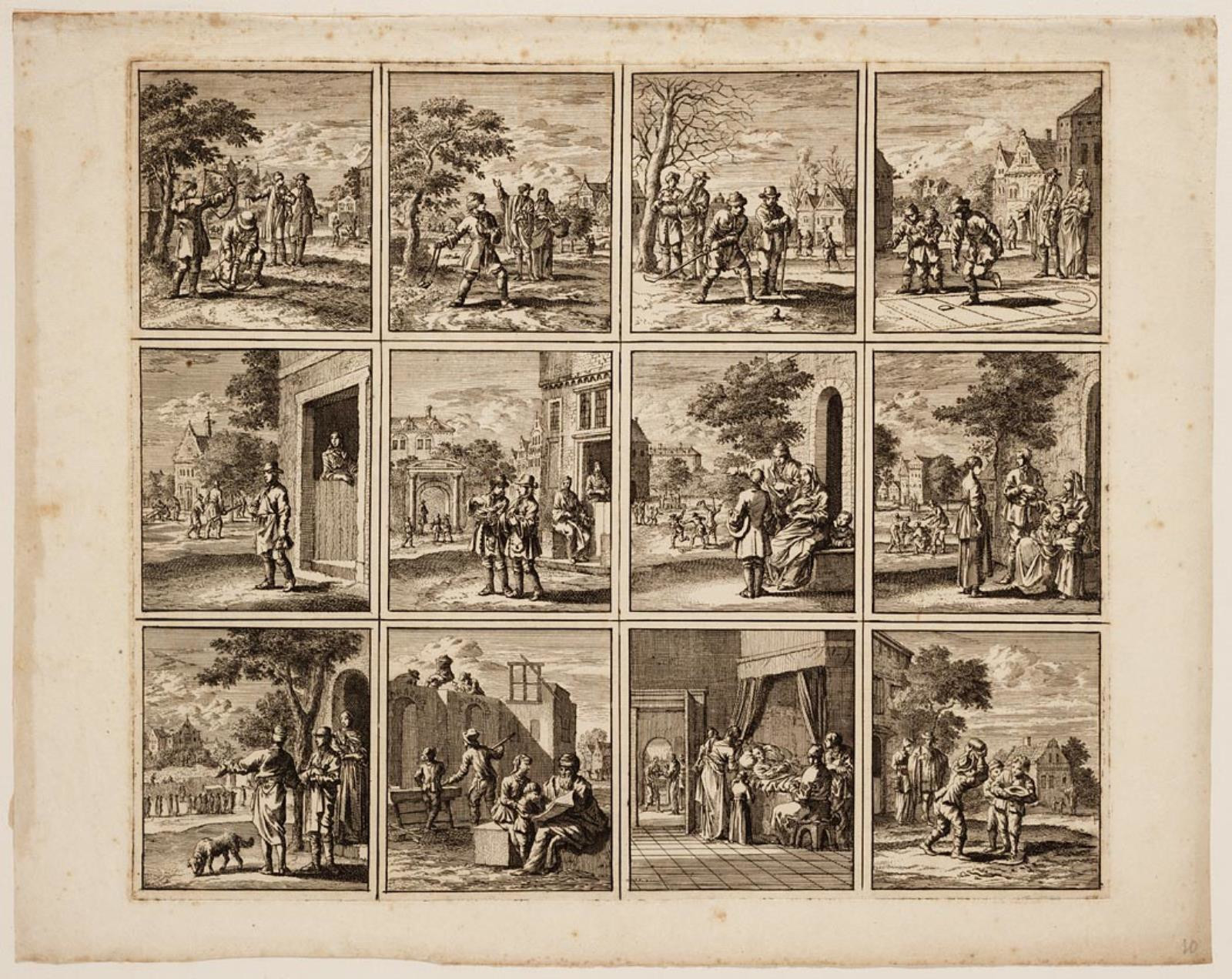 Anonieme centsprent, kolom 3 rij 1. 1712