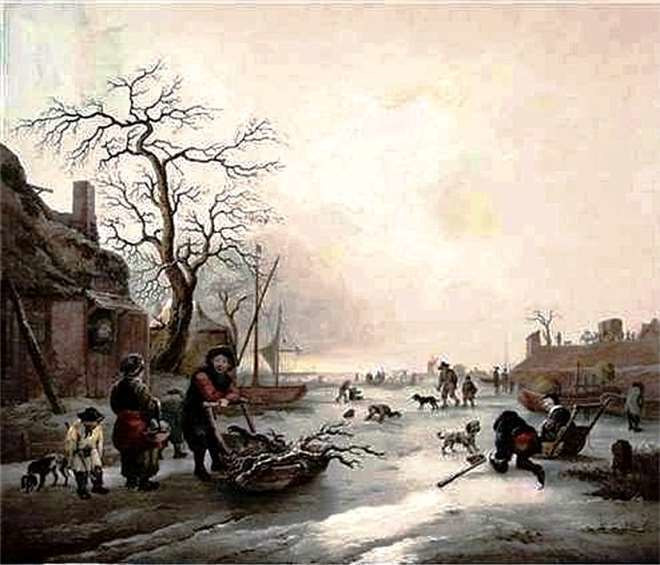 Carl Straub, Wintertafereel