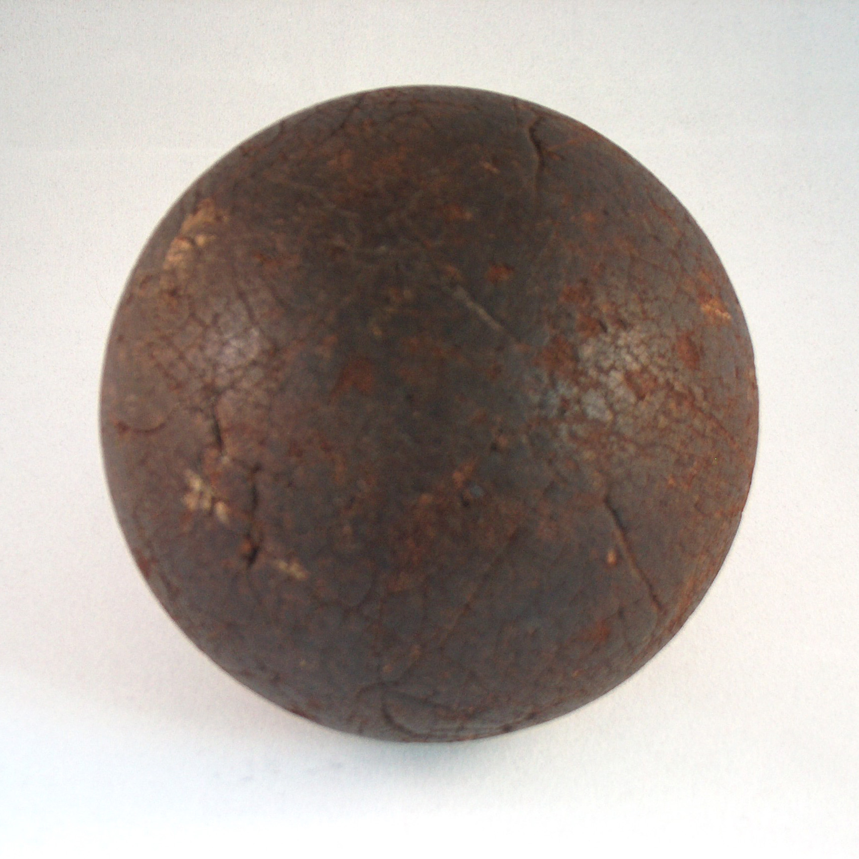 Rubberen kolfbal. 19e eeuw