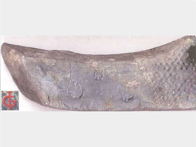 Tinnen colfslof. Eerste kwart 18e-eeuw