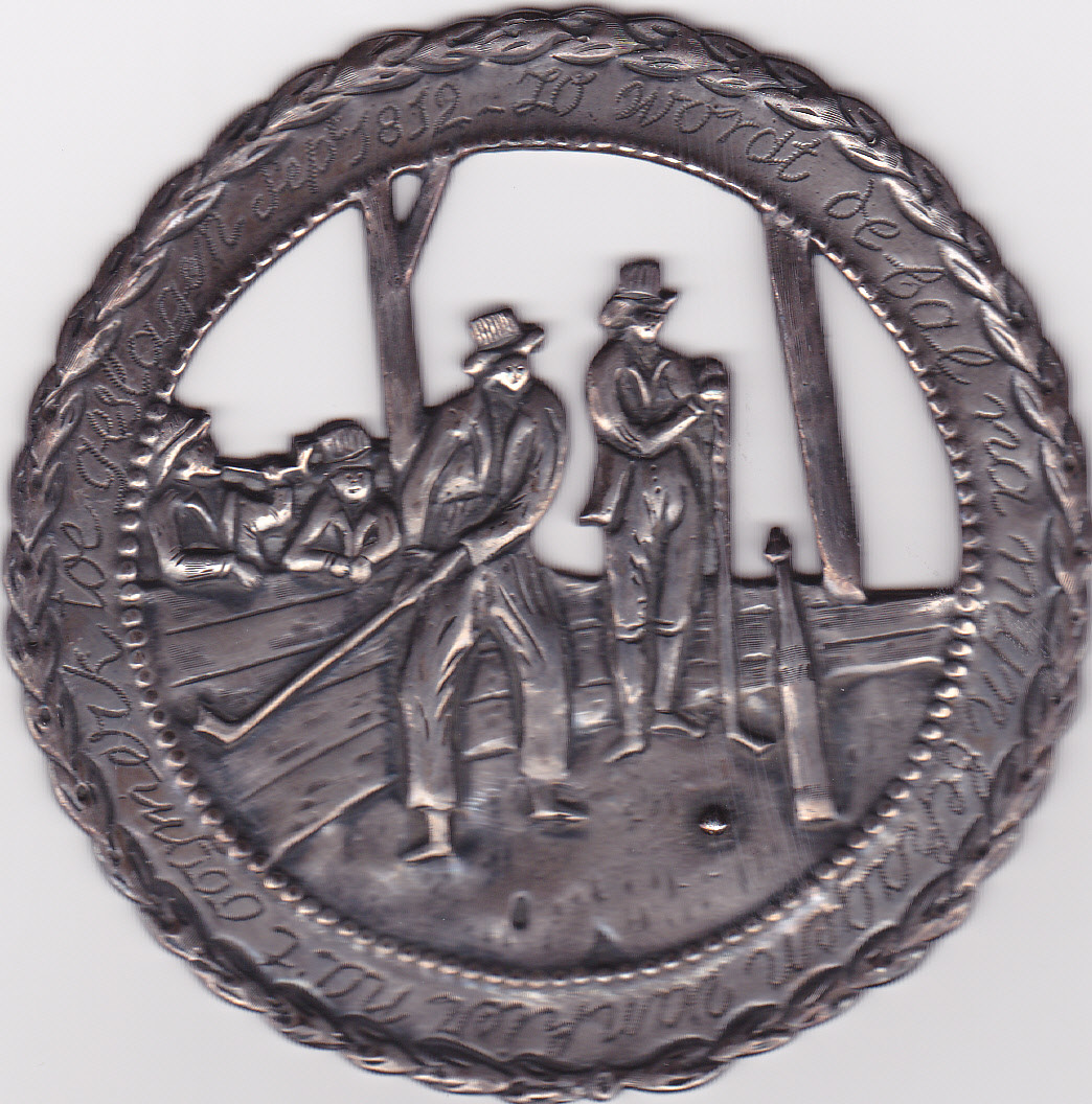 Zilveren prijsmedaille. 1812