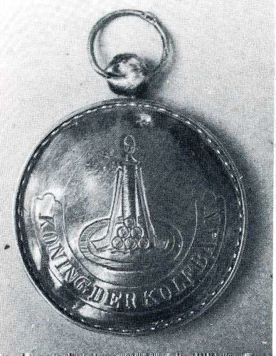 Zilveren prijsmedaille. 1865