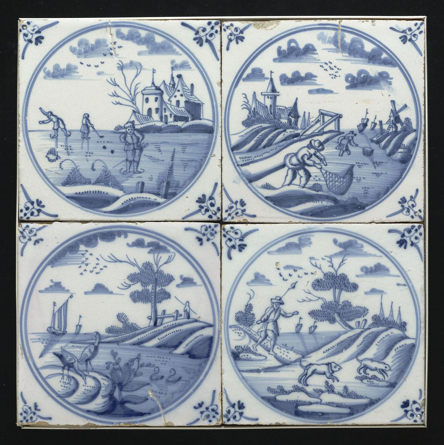 Tegelveld van 2 x 2 tegels