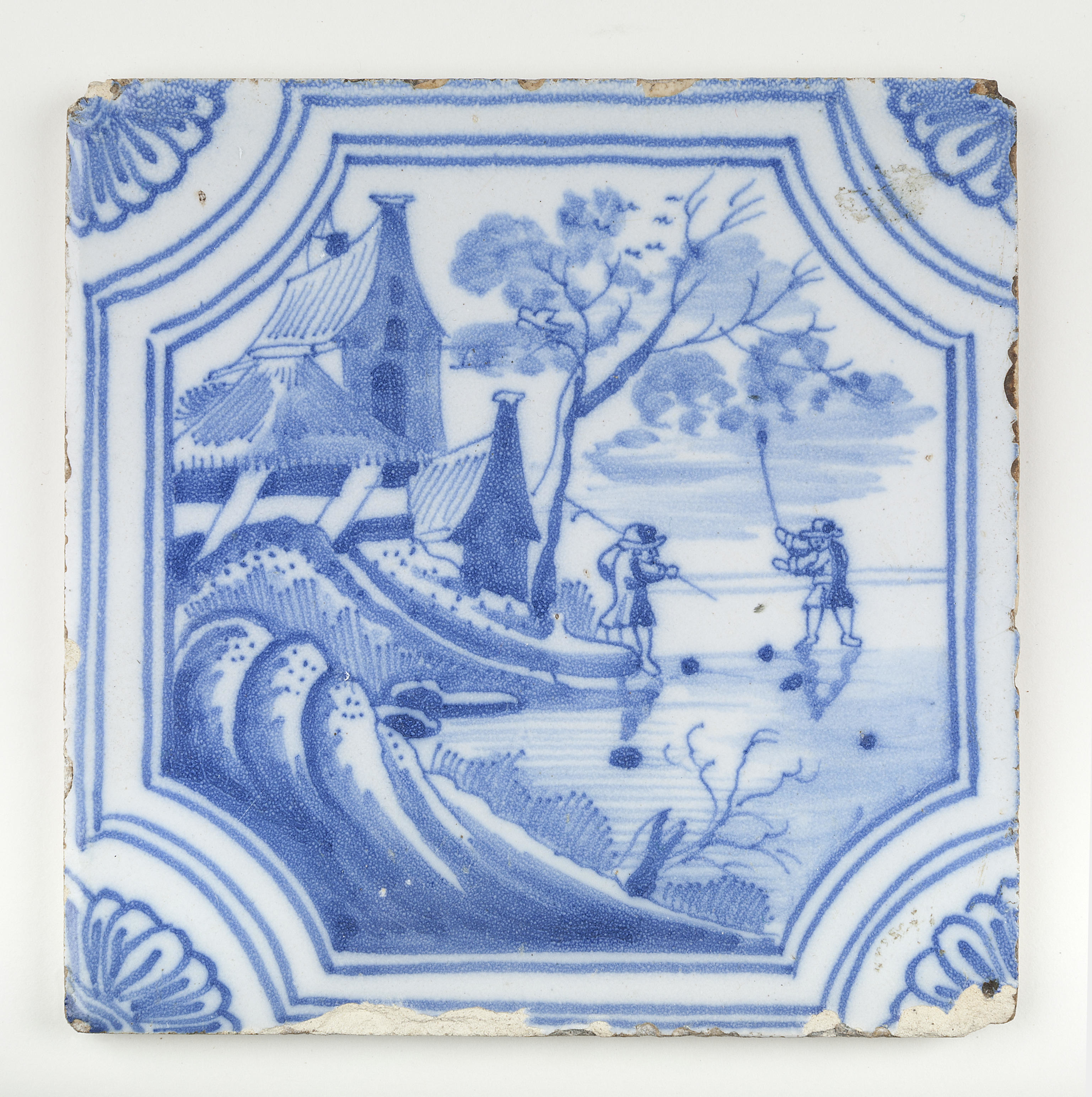 Wandtegel met ijscolver