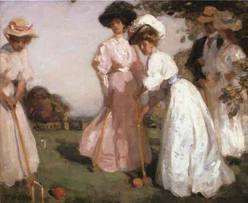 Croquet, Percy W. Gibbs