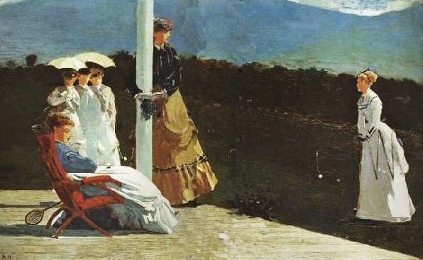 Croquet, Winslow Homer