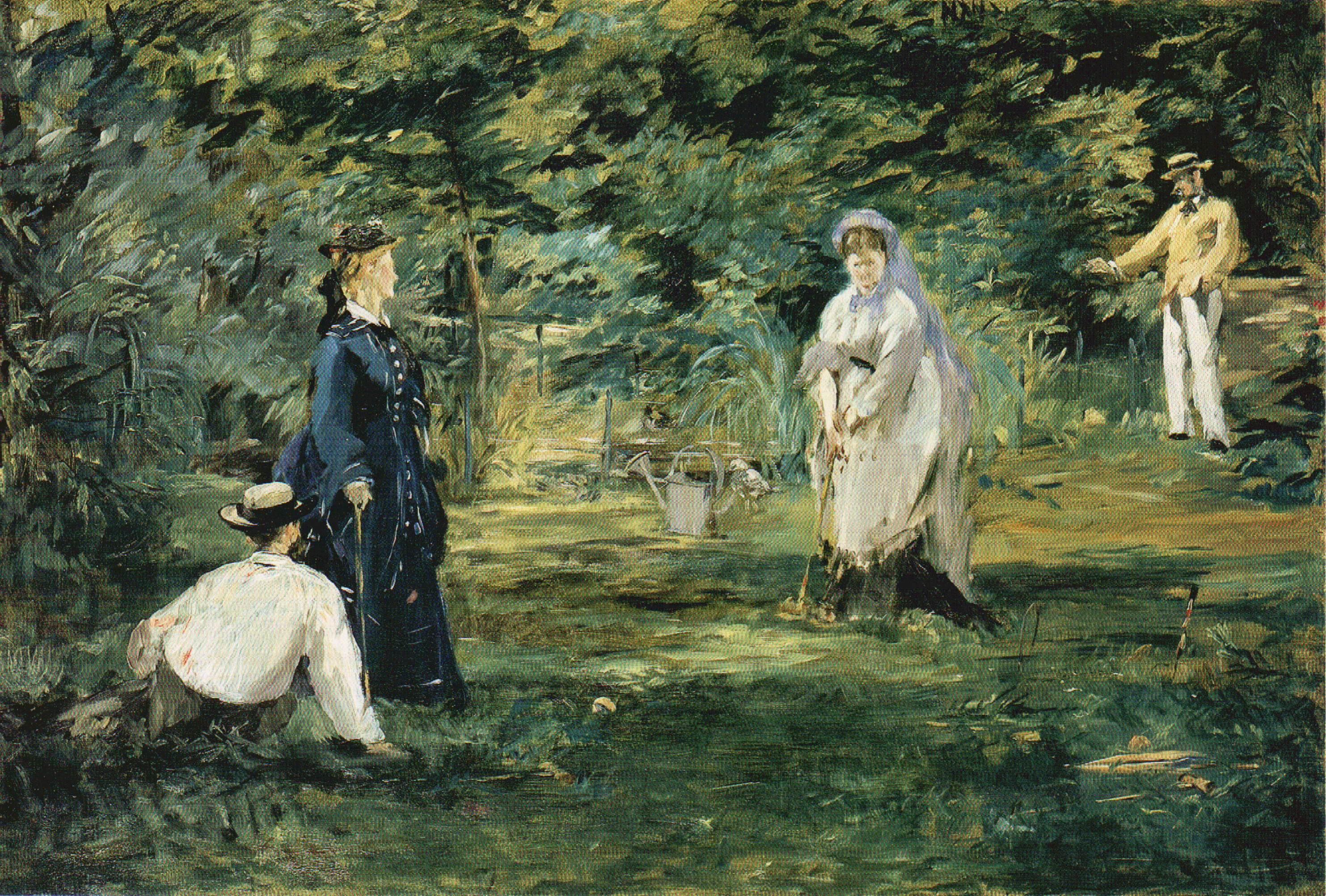 Croquet, Edouard Manet, The Croquet Game. 1873