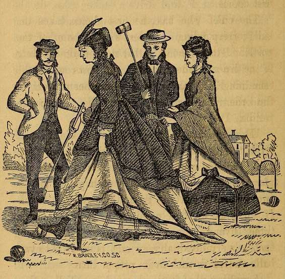 Croquet, Principles & Rules. 1874