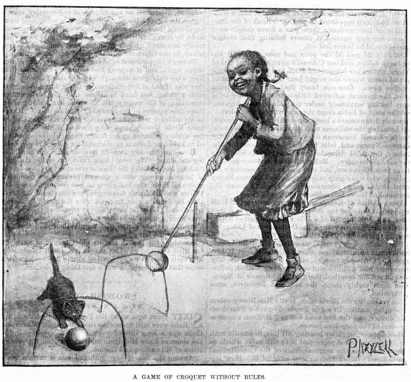 Croquet, P. Nexxell. 1885