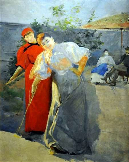 Croquet, Leon Wyczókowski. 1892-1895