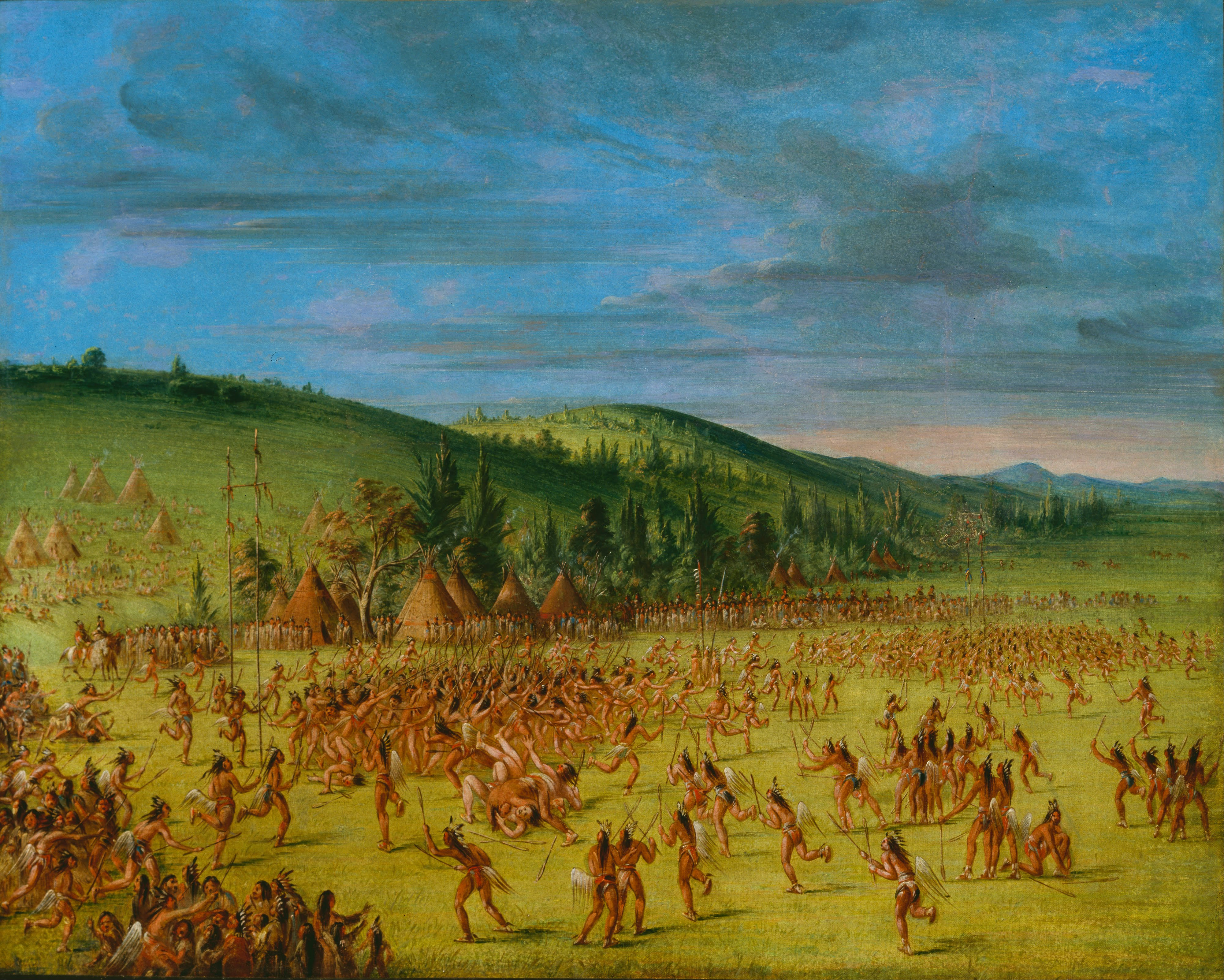 Choctaw, George Catlin. 1834-1835