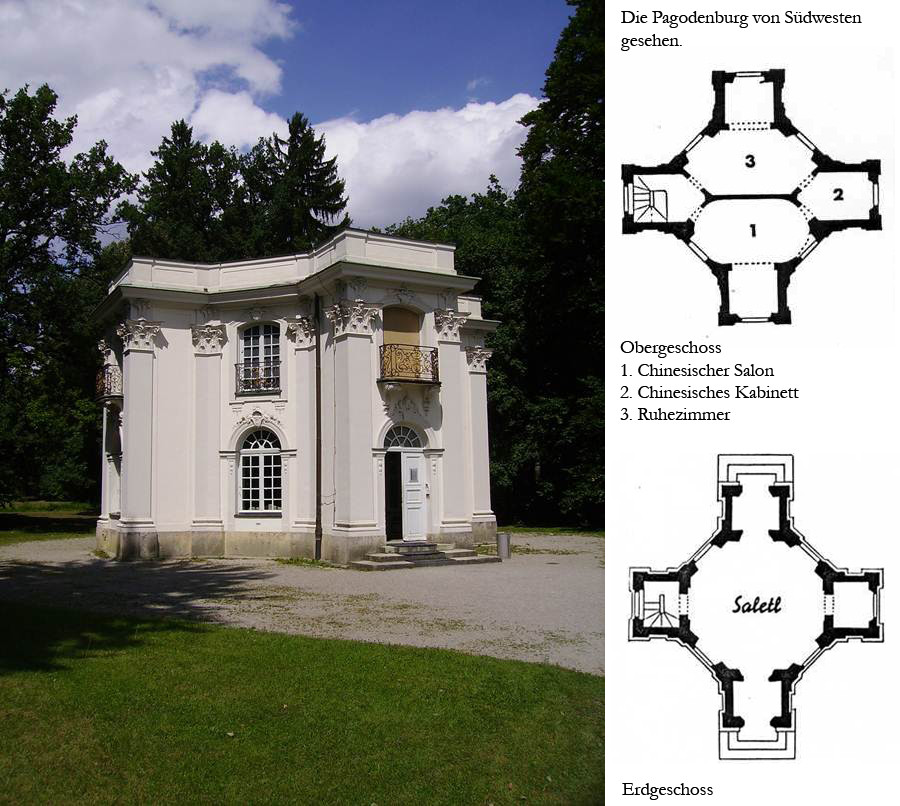 Nymphenburg Pagodenburg, Deutschland. Um 1723