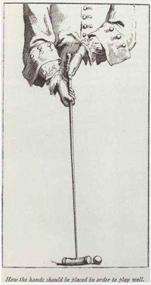 How the hands should be placed, France. 1717