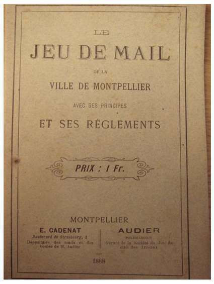 Spelregels, France. 1888