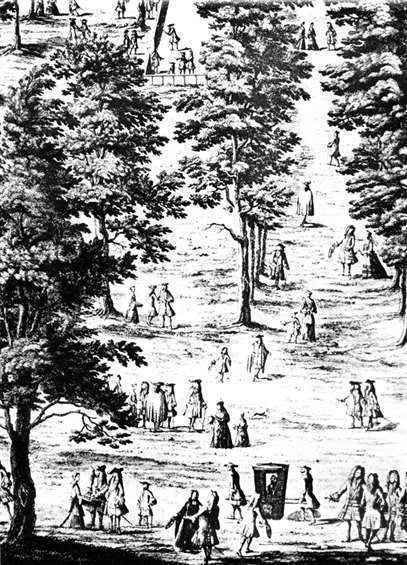 The Mall, St. James's Park, London, England. C. 1700