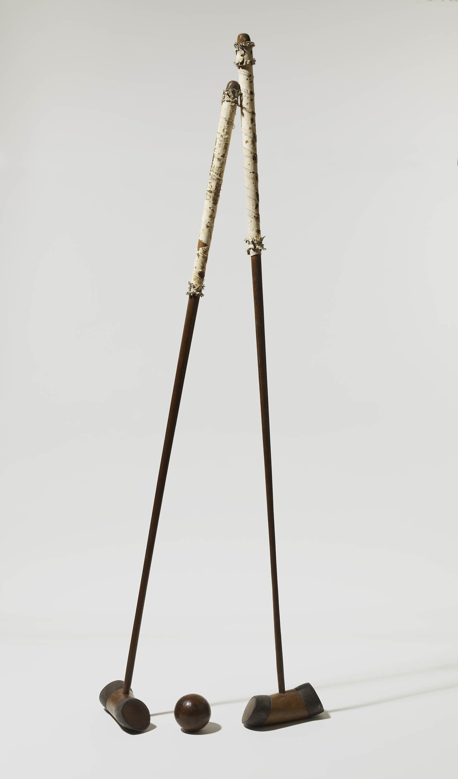 Two mail clubs and a ball, London, England