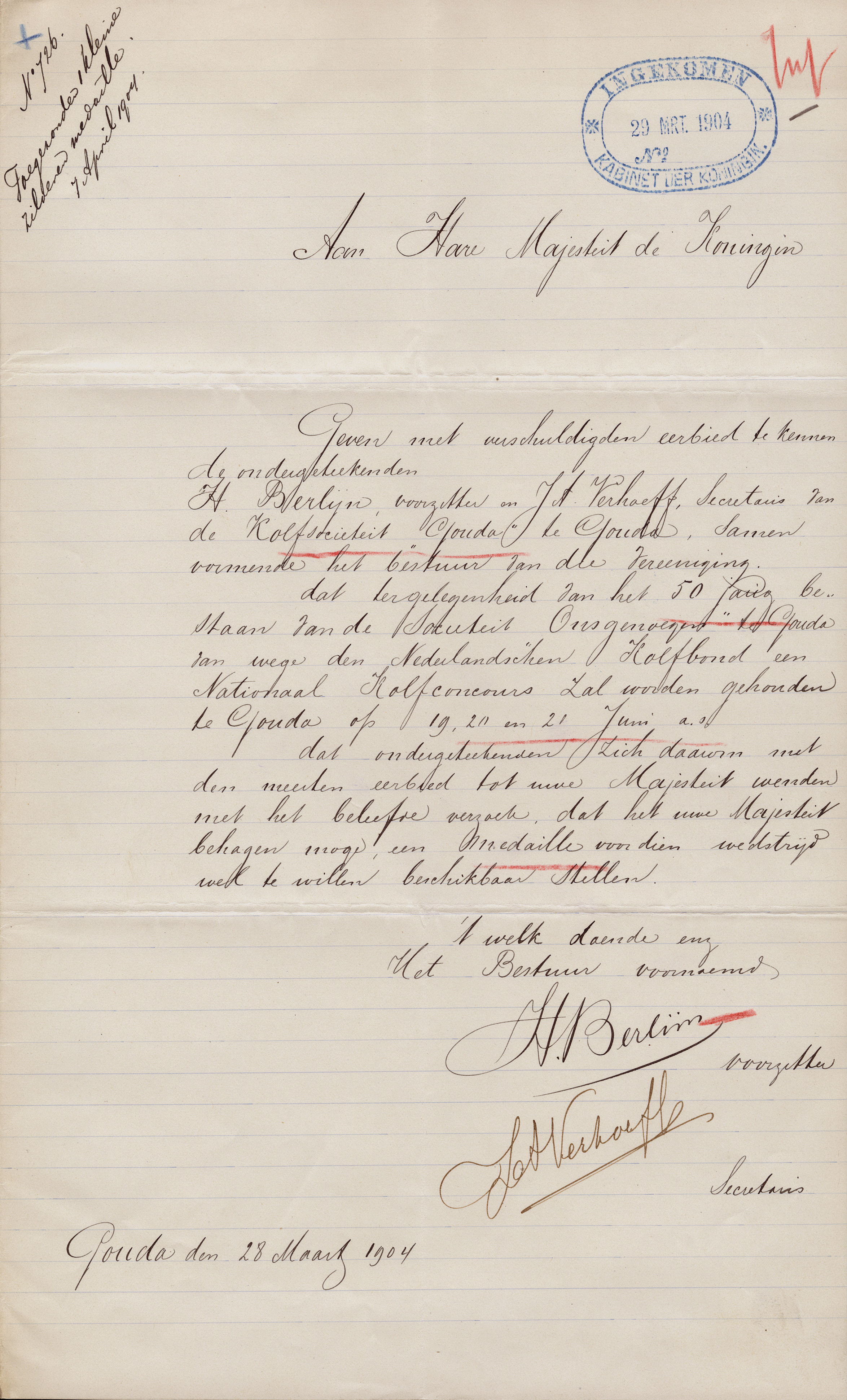 Kolfsocieteit 'Gouda' - 1904