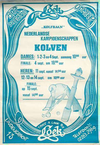 Affiche Nederlandse Kampioenschappen - 1981