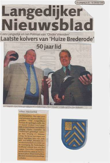 Langedijker Nieuwsblad. 2002