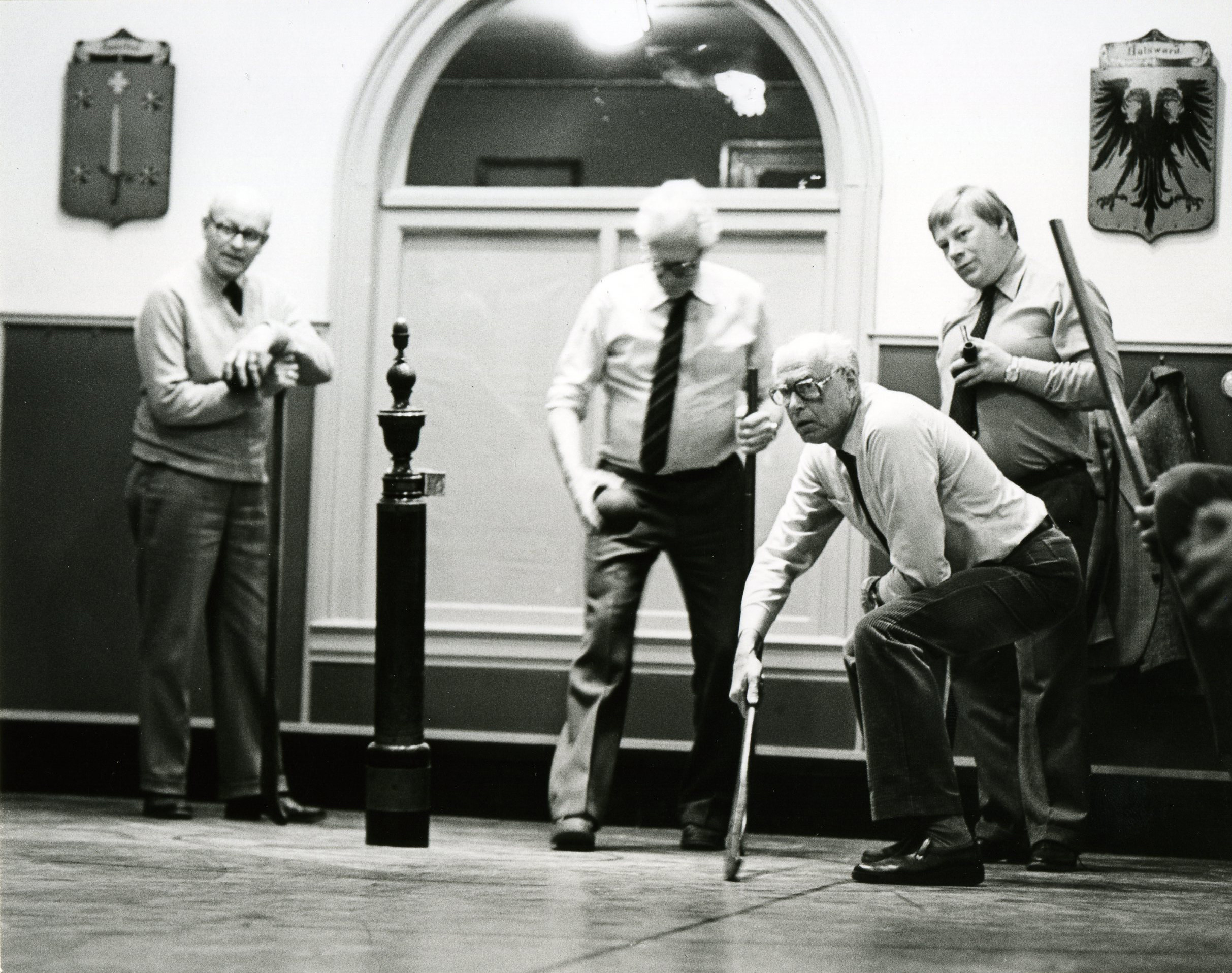 Wim Thies, Jan Klinkert, Nico van Brummelen, Piet Bosselaar, St. Eloyen Gasthuis. 1981