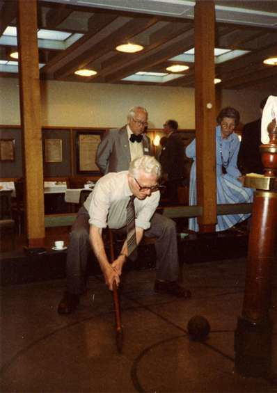 Jan Klinkert, Jaap van Laar, mw. Klinkert, St. Eloyen Gasthuis. 1981