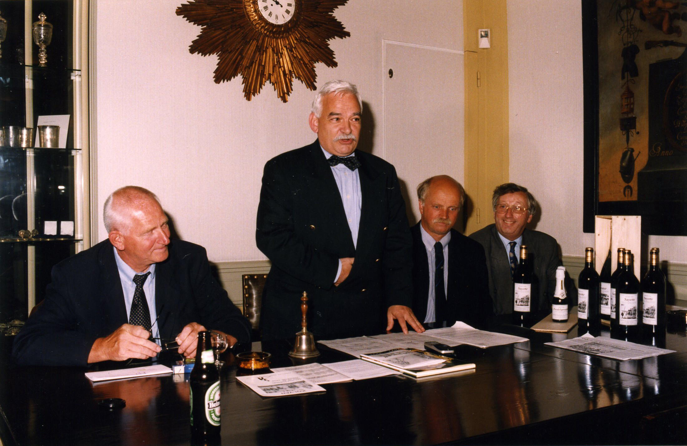 Jaap van der Sluijs, Cees van Woerden, Ton Schram, Hans Hofsté, St. Eloyen Gasthuis. 1997