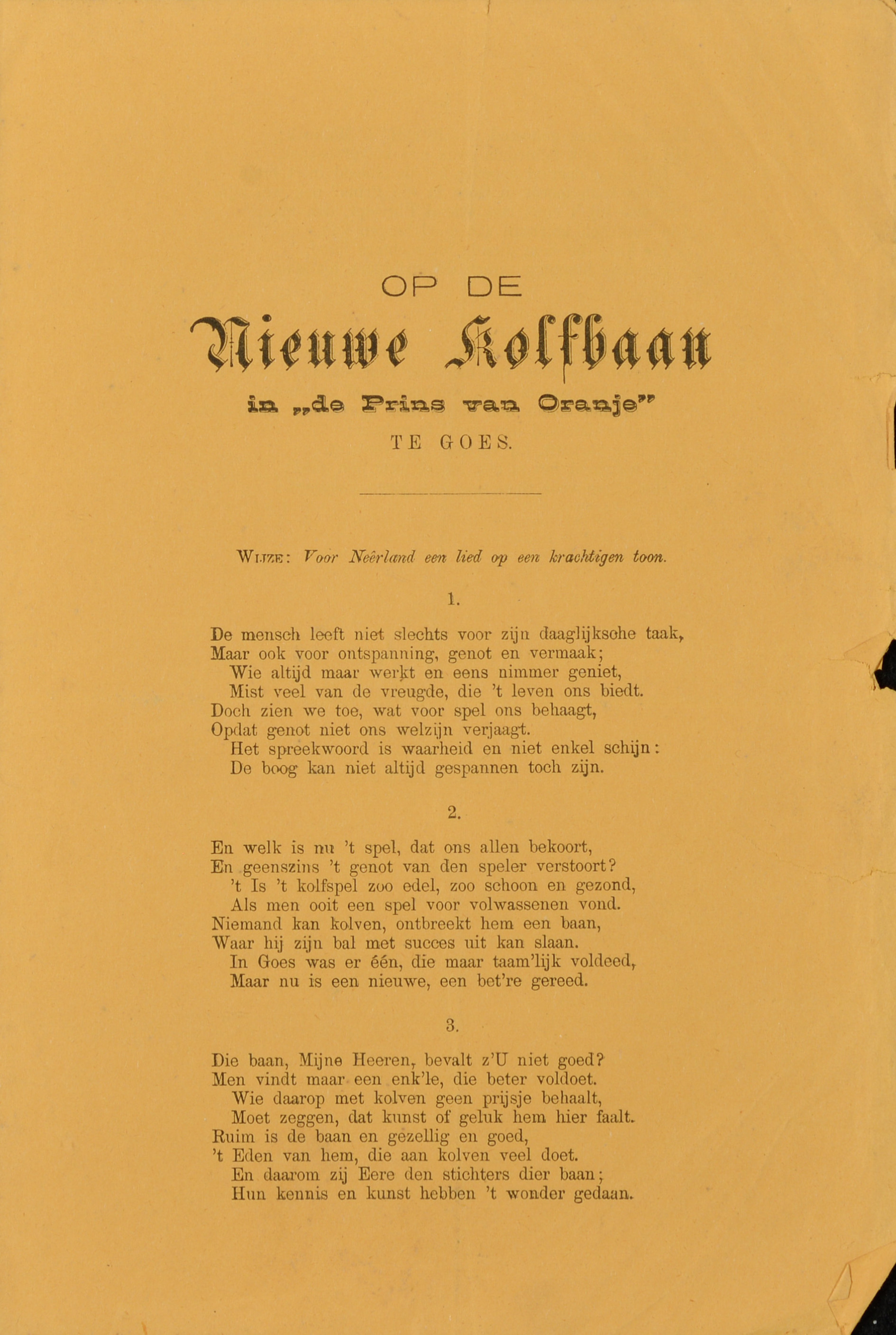 De mensch leeft niet slechts voor zijn daaglijksche taak. Ws. 1887