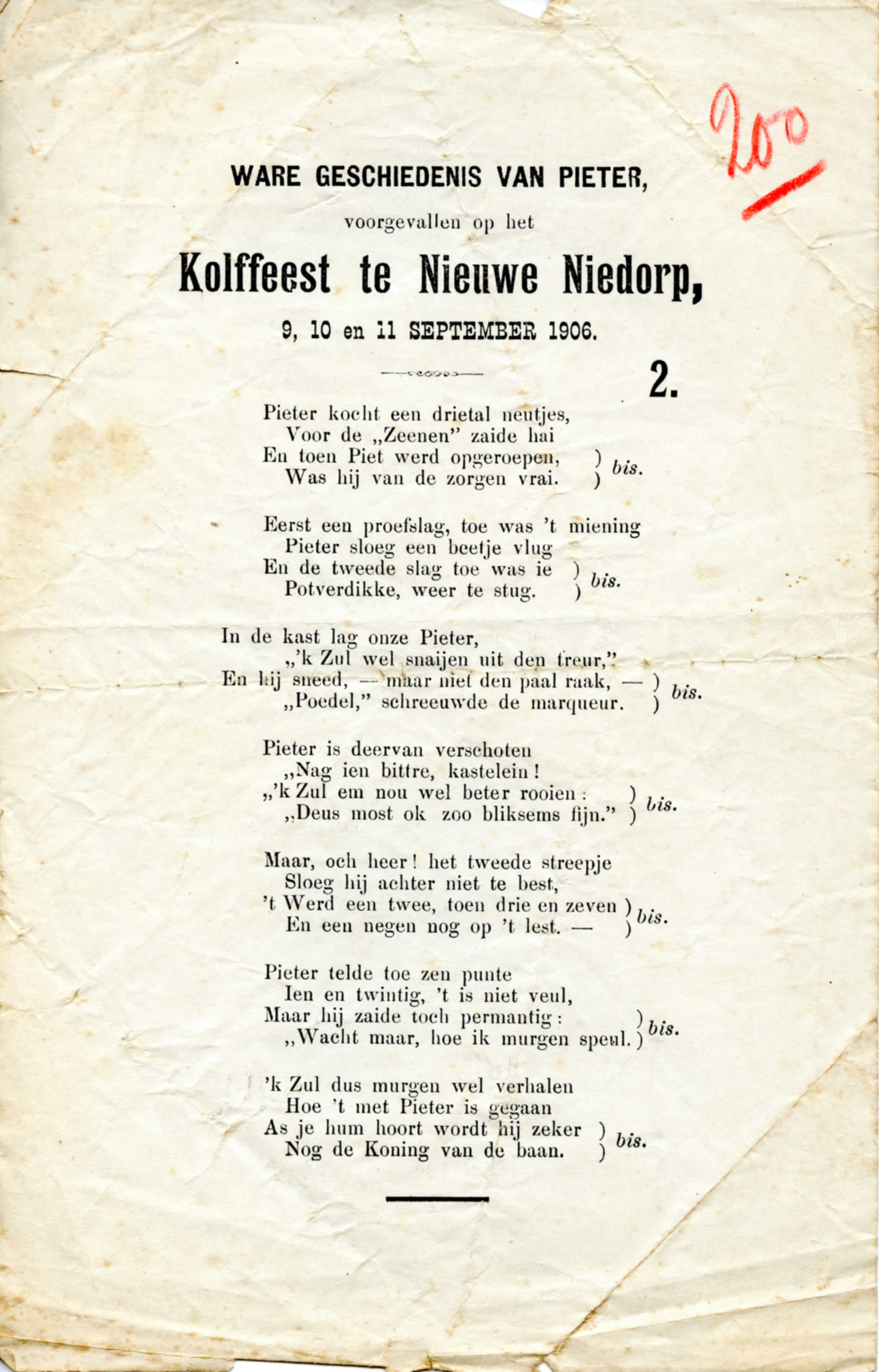 Ware geschiedenis van Pieter. 1906