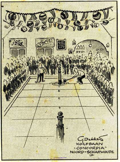 G. Dekker, Concordia, Noord-Scharwoude, De Telegraaf. 1958