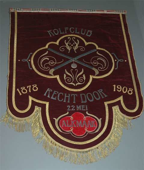 Vaandel, Recht Door, Alkmaar. 1908