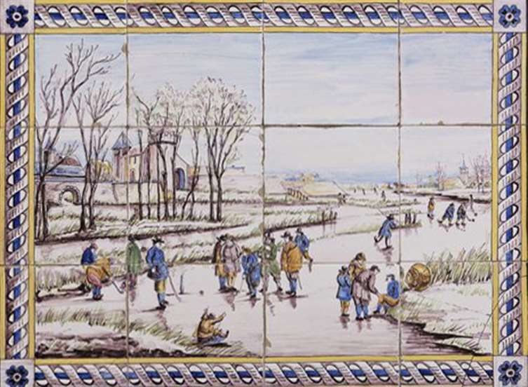 Tegelveld, 4 x 3. Ca. 1900