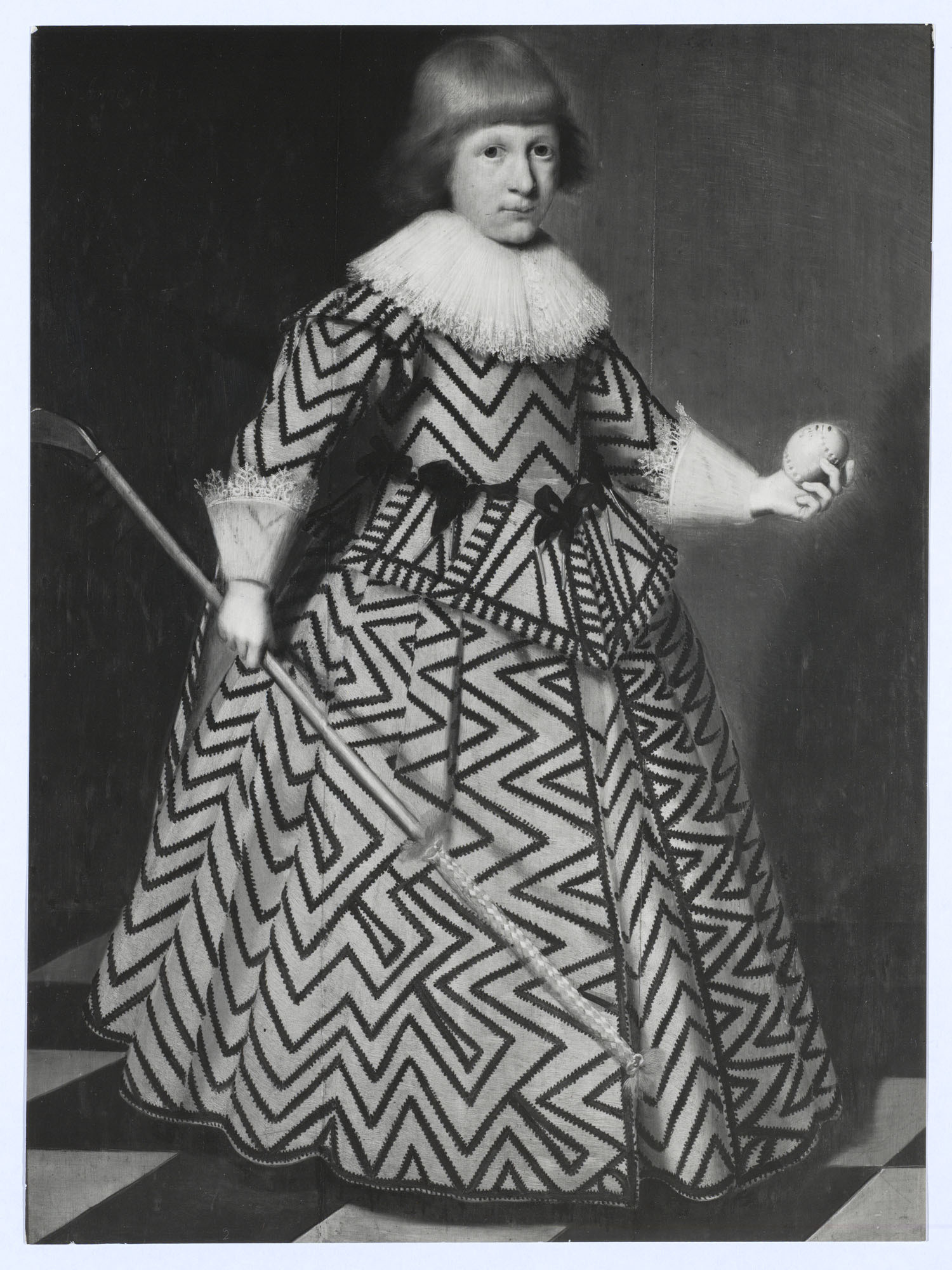 Voorstudie kinderpostzegel. 1955