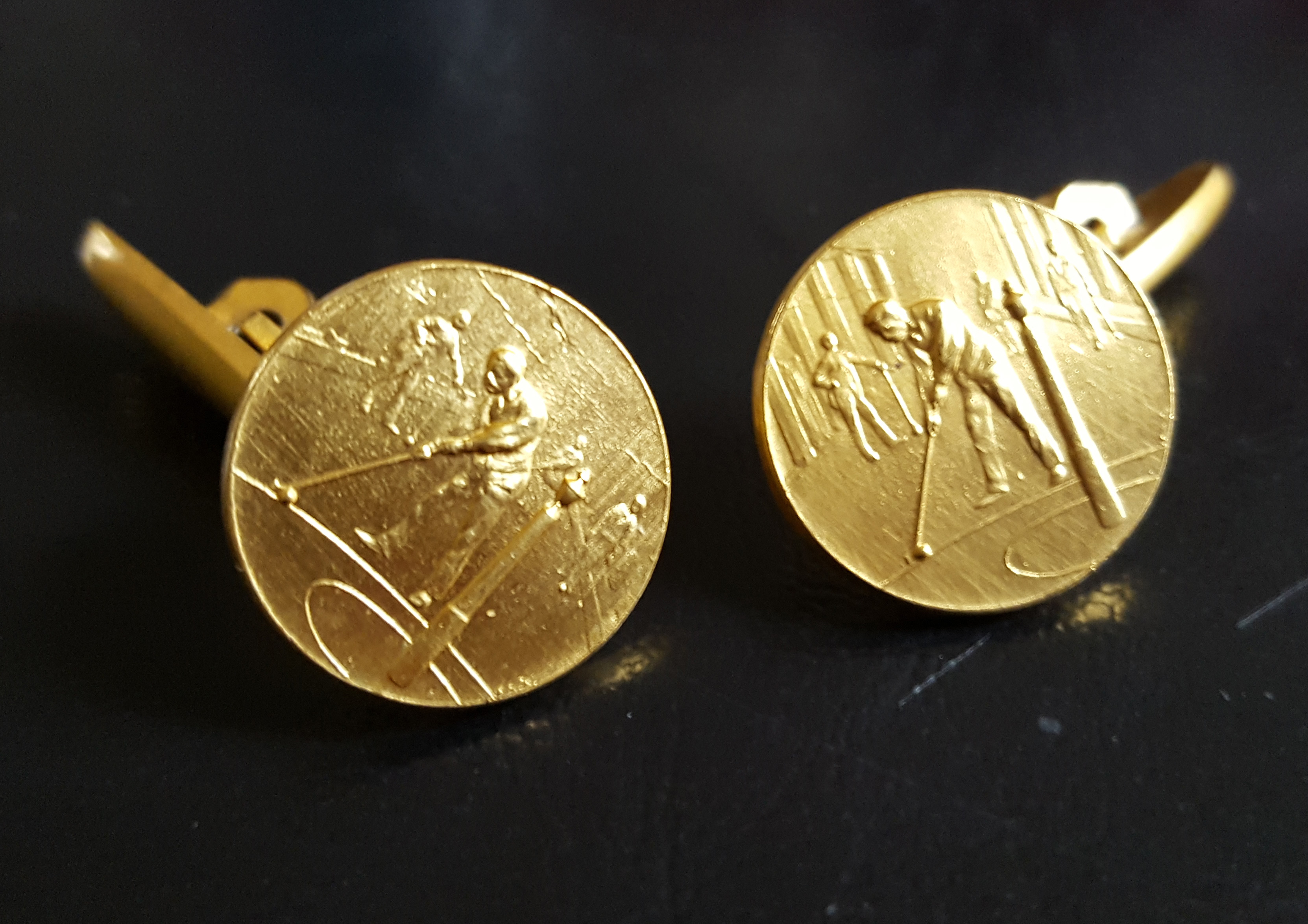 Manchetknopen. Ws. jaren 70 van de 20e-eeuw