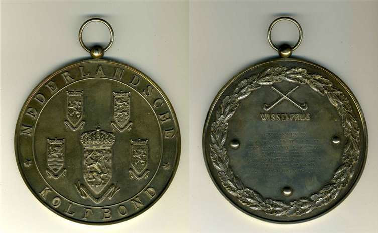 Medaille als wisselprijs, Het Moriaanshoofd, Wormer. In gebruik van 1901-1906