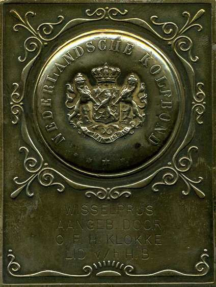 Plaquette, Kolfbond, Het Moriaanshoofd, Wormer. Ca. 1910