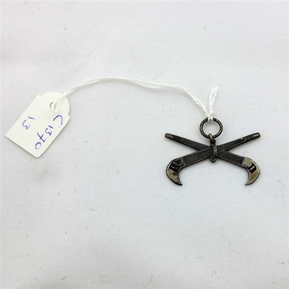 Zilveren kolfmedaille. Ca. 1915