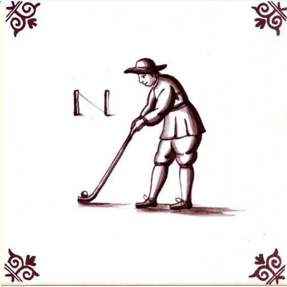 Tegel, sepia, Westraven, St. Eloyen Gasthuis. Ca. 1995