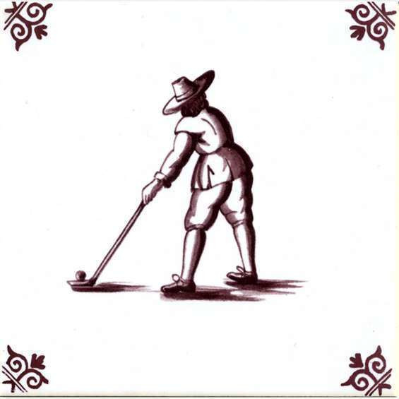 Tegel, sepia, Westraven, St. Eloyen Gasthuis. Ca. 1995