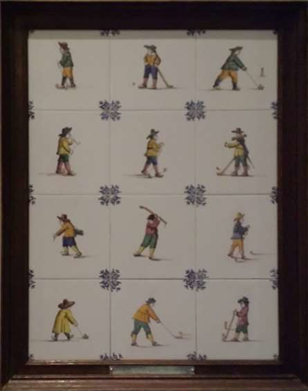 Tegelveld 3 x 4, polychroom, Westraven. Ca. 1995