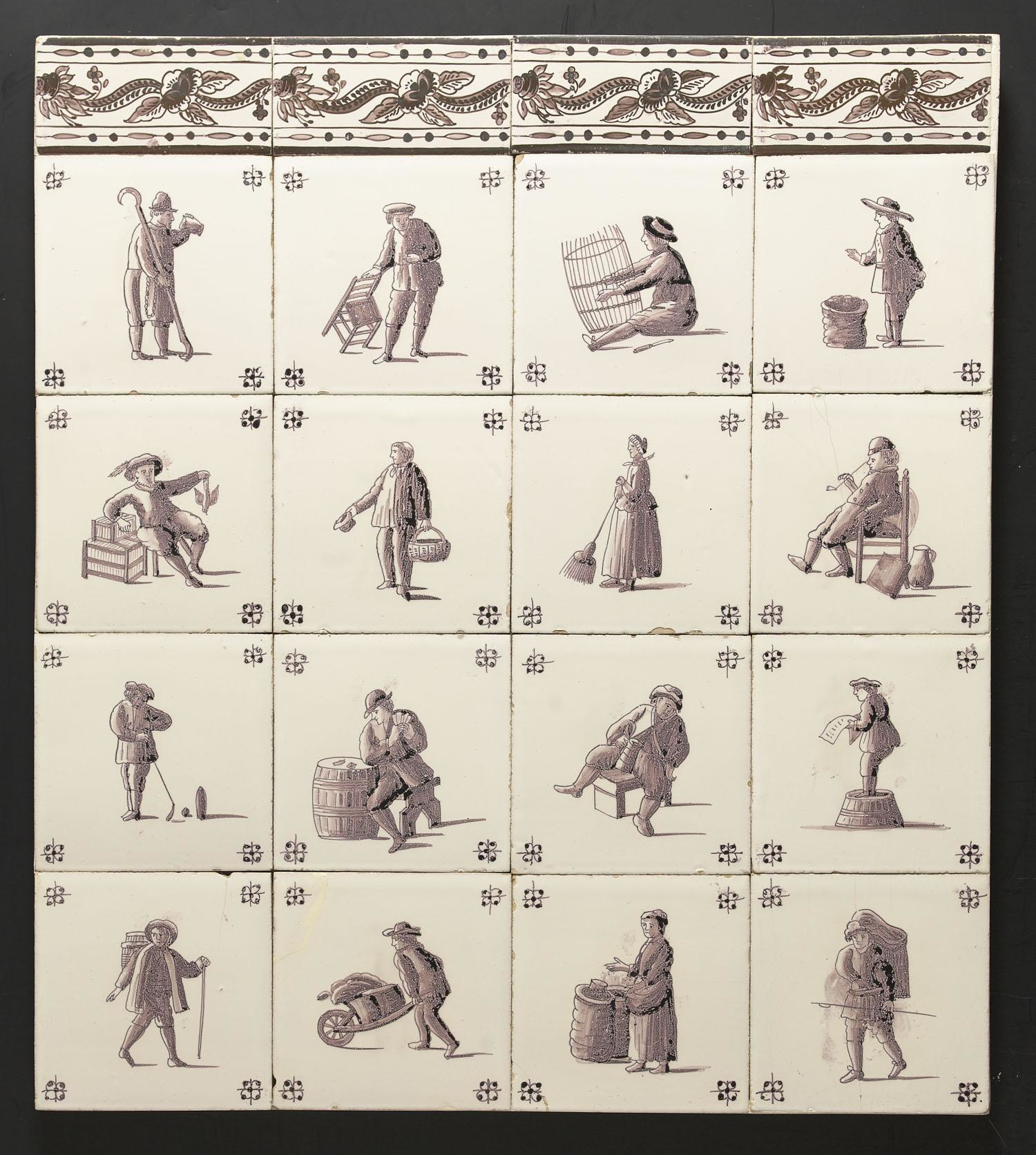 Tegelveld 4 x 5, Tichelaar. 1900-1925