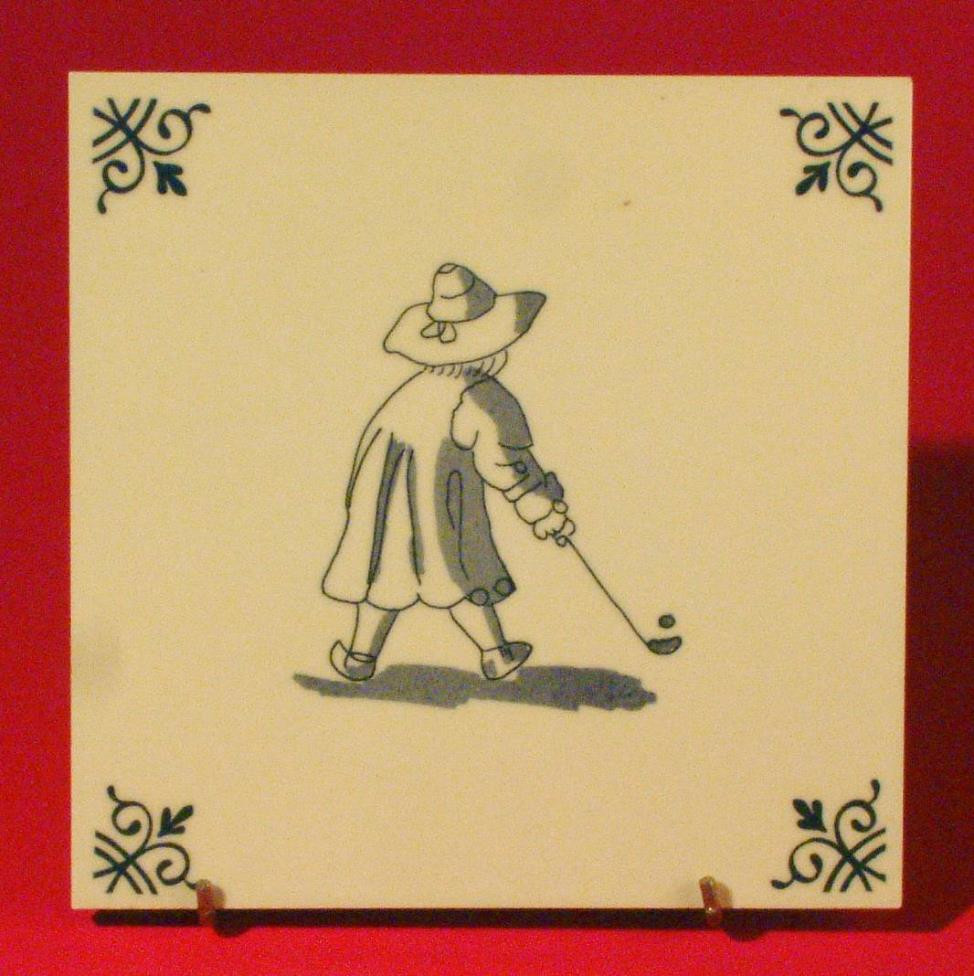 Tegel, blauw, Tichelaar